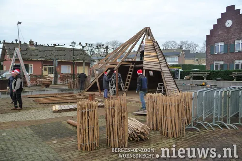 Het opbouwen ging snel