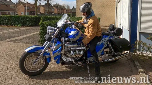 Boss Hoss met een meer dan 8 liter V8 motorblok met ruim 500 pk