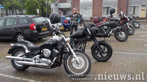 Op de parkeerplaats