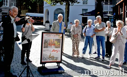 De dirigent in actie