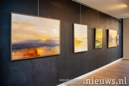 Schilderijen geïnspireerd door het eerste deel van de hike door de woestijn