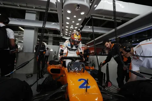 <i>Stoffel Vandoorne reed met startnummer 2, ook in 2024 niet echt verantwoordelijk voor veel successen bij Logan Sargeant.</i>