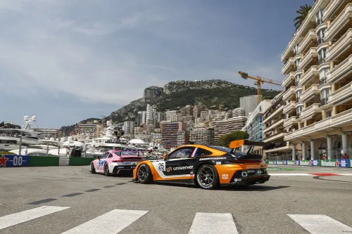 Ten Voorde achtervolgde King door de straten van Monaco (Foto: Porsche Newsroom)