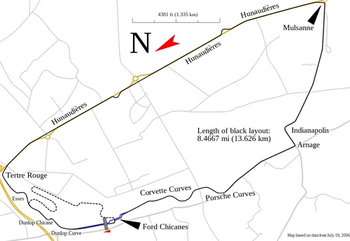 <i>Circuit de la Sarthe, het strijdtoneel van de 92ste editie van de 24 uur van Le Mans (Foto: ongewijzigd, Will Pittenger)</i>