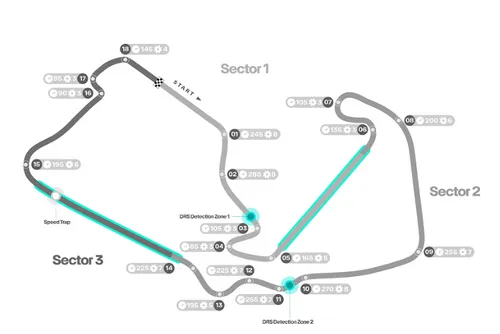 Een rondje Silverstone. (Foto: Mercedes AMG F1)