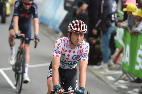 Schelling in zijn hoogtijdagen in de Tour van 2021: in de bollentrui