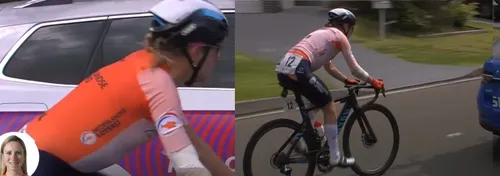 Annemiek van Vleuten: links mocht niet, rechts wel.