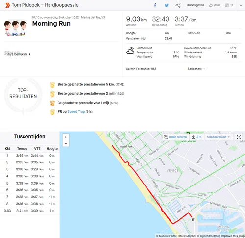 Stukje hardlopen met Tom Pidcock...&nbsp;