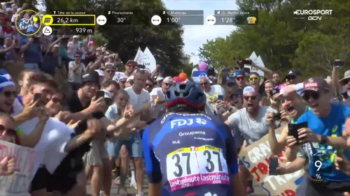 Pinot en al zijn supporters op de Petit Ballon