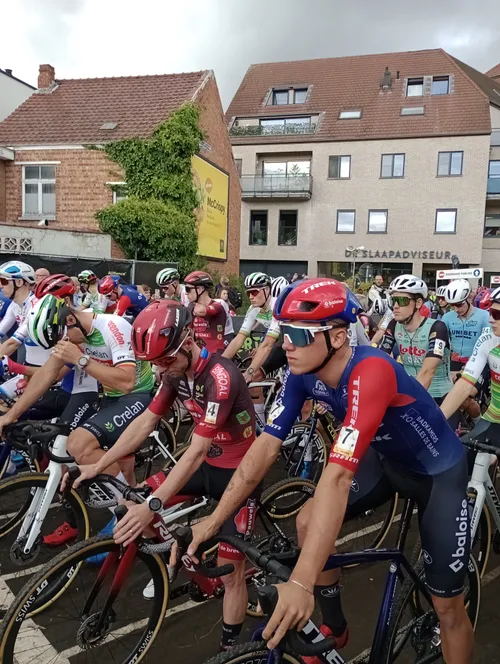 Nys was on the front row of the grid in Overijse