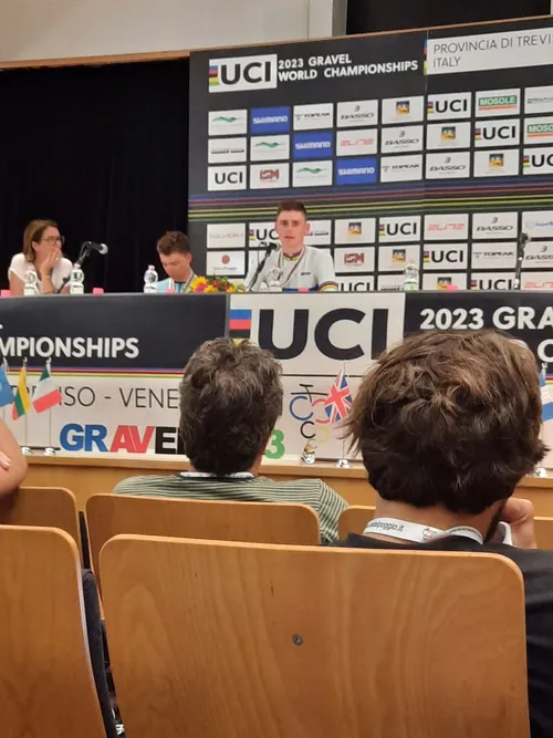 Mohoric at press conference