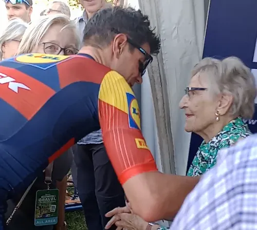 Stuyven after his European Championship/BK gravel triumph