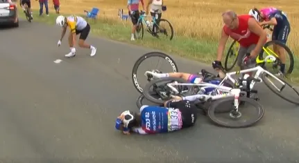 <i>Cavalli was rocked by Nicole Frain in the Tour de France Femmes.</i>