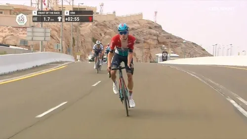 &nbsp; Van Eetvelt during the UAE Tour