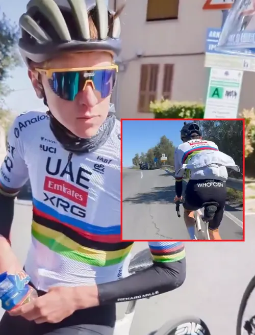 Pogacar has already scouted the final of Milan-Sanremo well