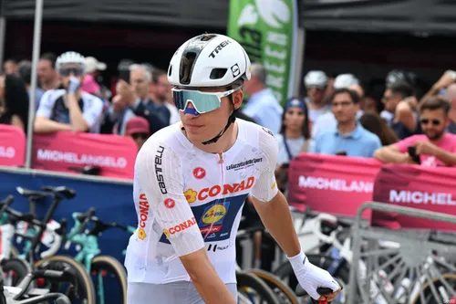 Mathias Vacek worked hard for winner Pedersen today