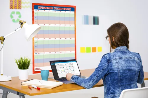 huiswerk planposter