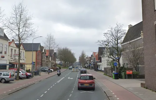 De hoek Wandelweg - Goudastraat.&nbsp;
