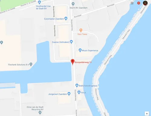sluispolderweg kaart