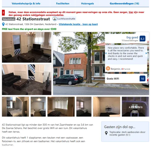 stationsstraat booking