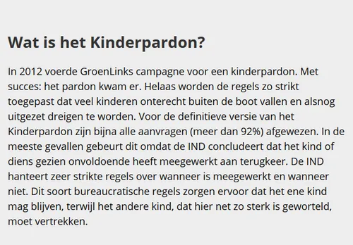waarom kinderpardon