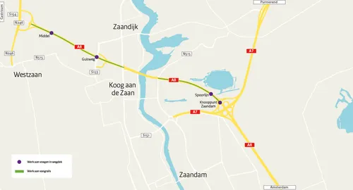 werklocaties a8 in april