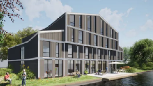 Een eerste impressie van de nieuwbouw.