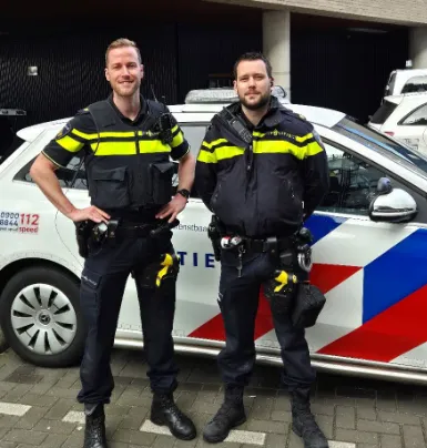 De wijkagenten met Westerspoor in hun werkgebied.&nbsp;