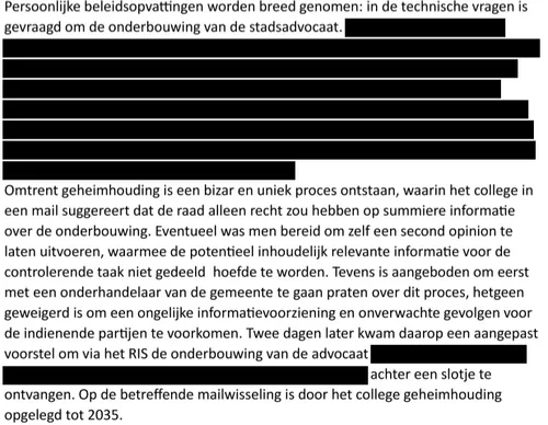 Uit het interpellatieverzoek.&nbsp;