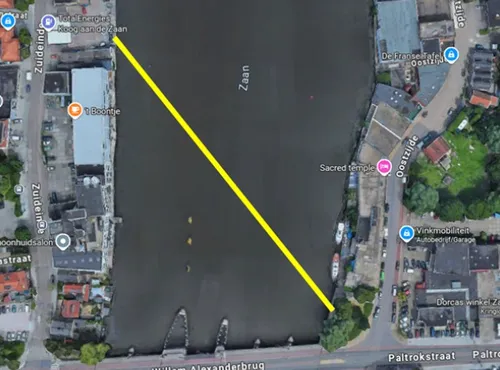 Zo varen de pontjes.