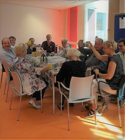 burendag 2017 in blauwe tram jolanda meier