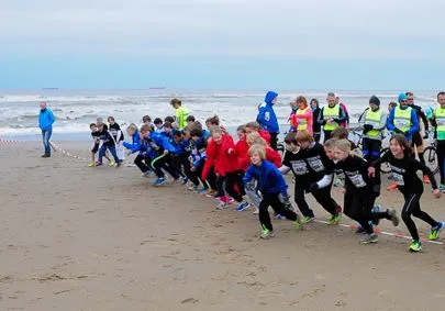 kidsrun strandmarathon scheveningen zandvoort