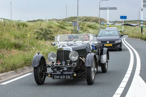 laatste auto in rij