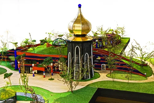 maquette totaal hundertwassergebouw zoeterwoude stichting gemiva svg groep