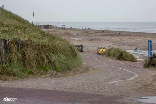 strand richting zuid