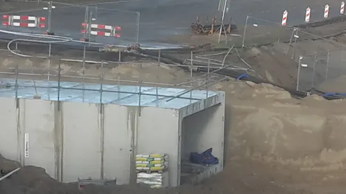 tunnel onder het einde van het rechte stuk 1 jaap koper