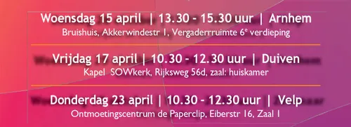 Bijeenkomsten - VTPZ - Vrijwilligers Palliatieve Terminale Zorg