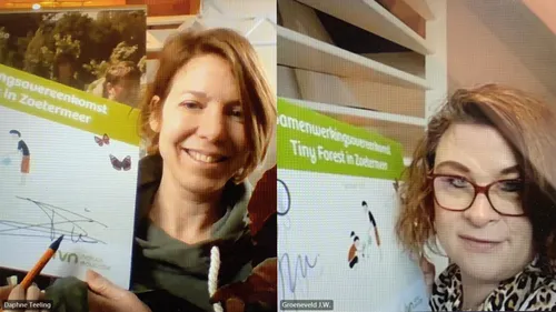 20210107 ondertekeningsmoment tiny forest