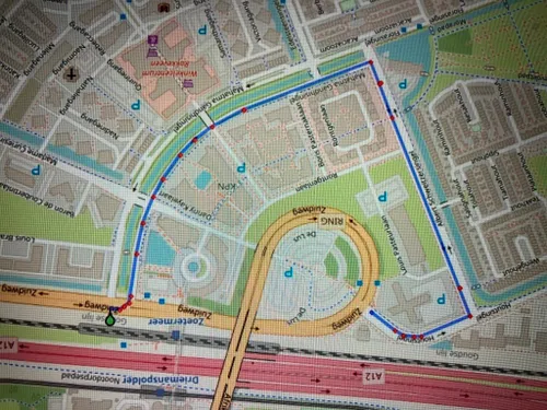 20221216 kaartje afsluiting noordelijke rijbaan zuidweg en omleiding