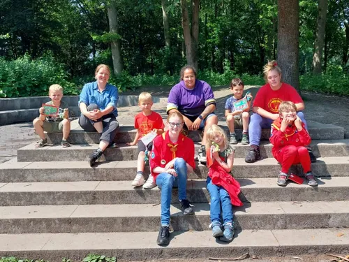 bevers tijdens dino weekend