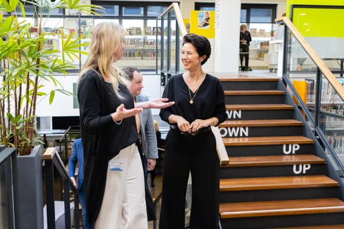 bezoek staatsecretaris bibliotheek zoetermeer 3