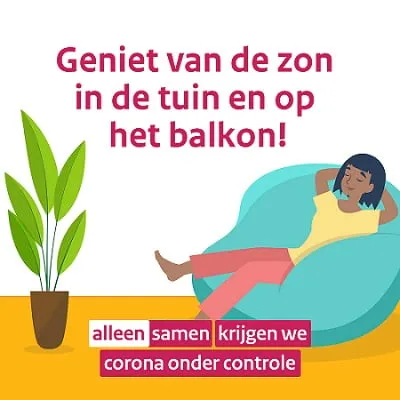 geniet van de zon in de tuin en op het balkon400