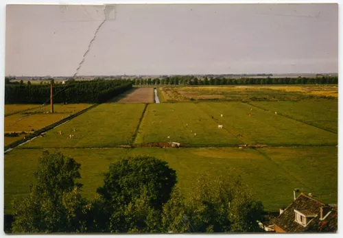 het land achter de voorweg waar later de wijk buytenwegh gekomen is bron beeldbank zoetermeer