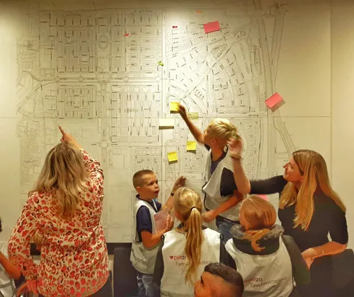 ideeen op de kaart plakken