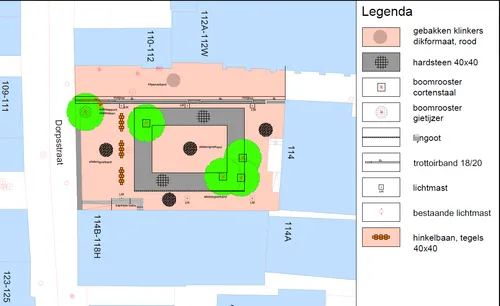 inrichtingsplan horecaplein dorpsstraat