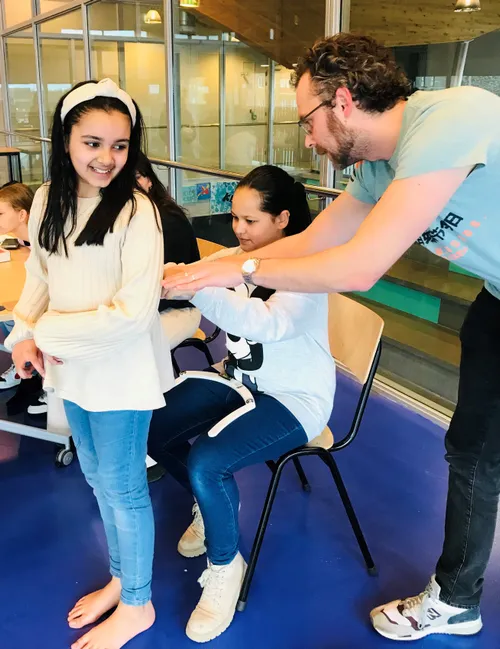 kinderen piezo talentenacademie leren wat het beroep van de podotherapeut inhoudt 1 foto stichting piezo