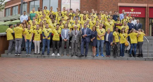 ontvangst eerstejaarsstudenten