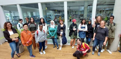 piezo talentenacademie onc parkdreef brengt een bezoek aan biblion fotograaf stichting piezo