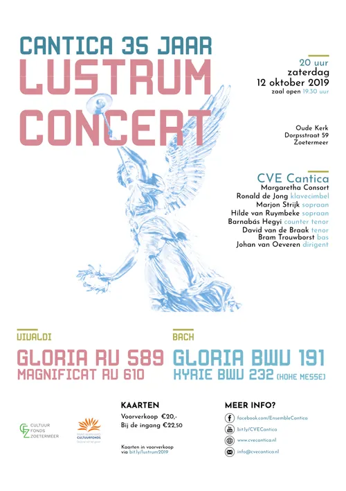 poster lustrumconcert cantica