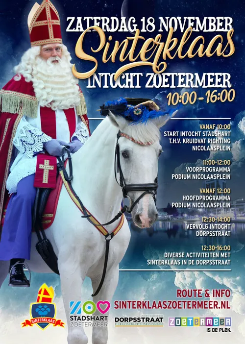 sinterklaas zoetermeer poster 2023